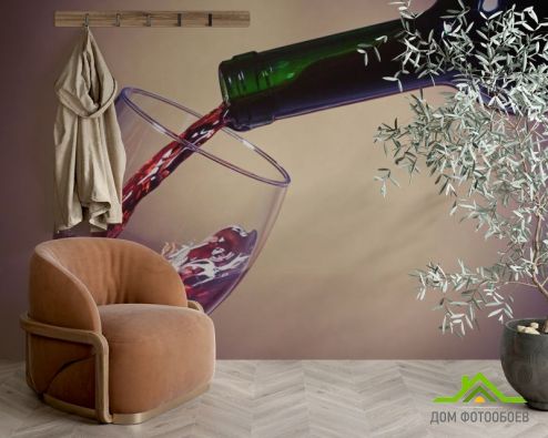 выбрать Фотообои красное вино в бокал Фотообои Фотообои Еда и напитки: горизонталная, горизонтальная ориентация на стену
