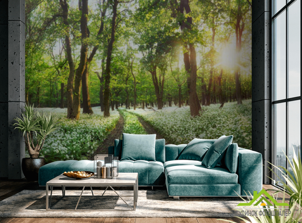 выбрать Фотошпалери Дорога в лісі Каталог фотошпалер на стіну