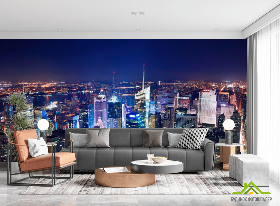 выбрать Фотошпалери Ніч місто Фотошпалери Сучасний місто на стіну