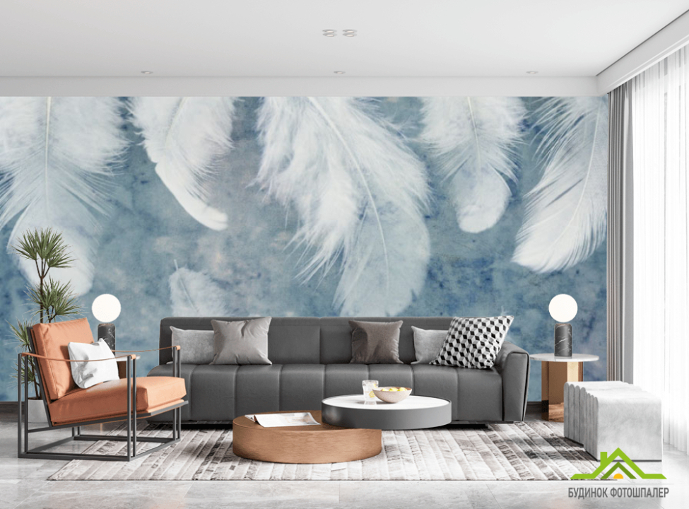 выбрать Фотообои Пушистые перья Каталог фотообоев на стену