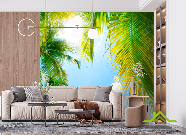 Фотошпалери Сонце крізь листя