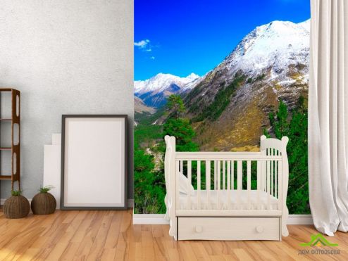выбрать Фотообои Месяц, гора, ёль Фотообои Фотообои Природа: вертикальная ориентация на стену