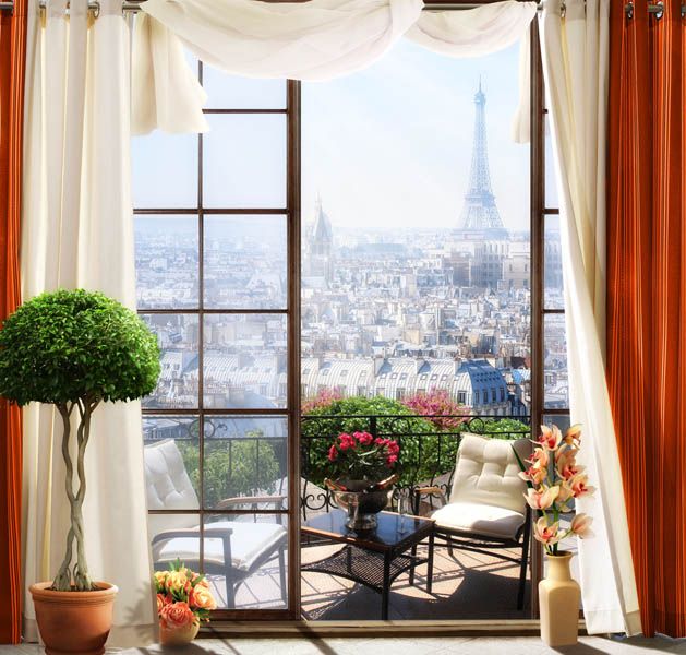 Фотообои Вид из окна на Париж