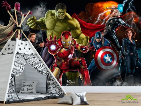 выбрать Фотообои Супергерои Фотообои Мстители на стену