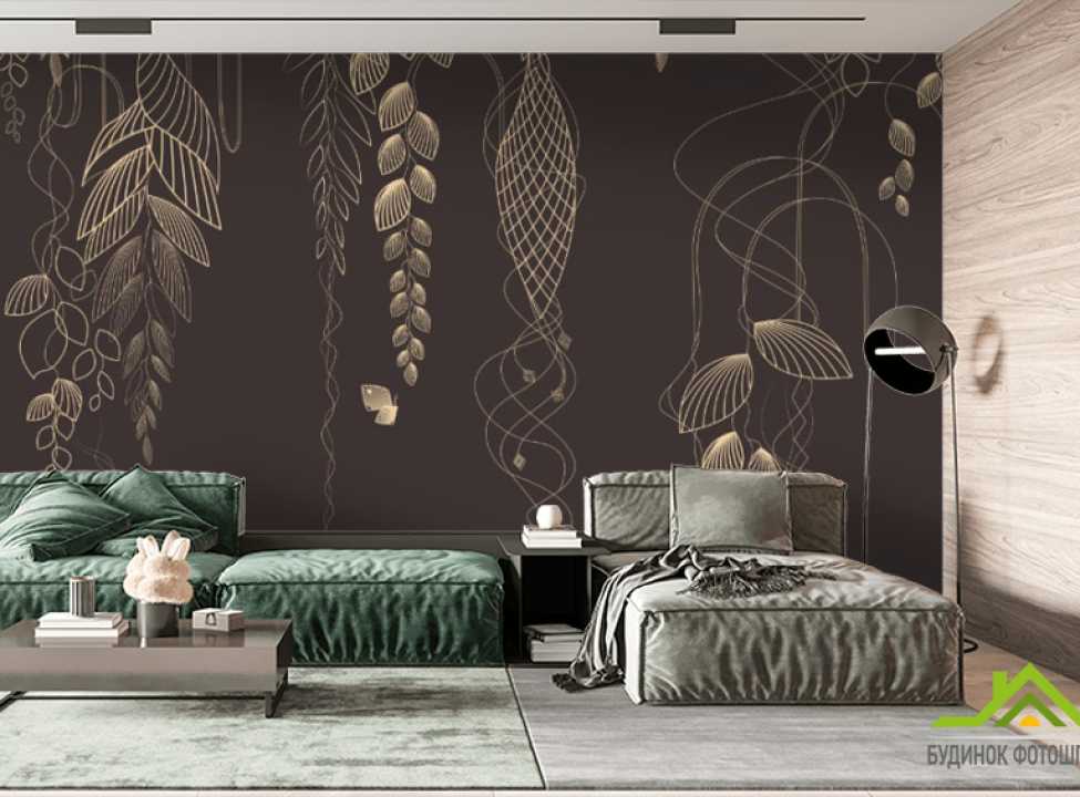 выбрать Фотообои листья с потолка Каталог фотообоев на стену