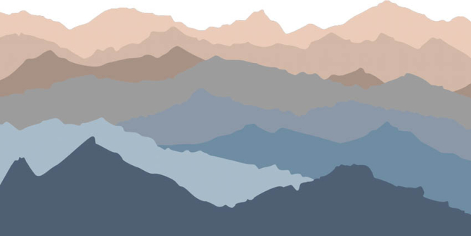 Фотошпалери Гори в скандинавському стилі