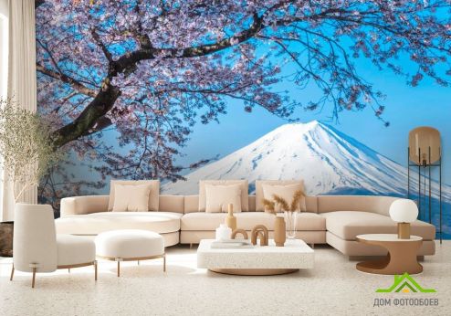выбрать Фотообои Гора, снег,цвет Фотообои Фотообои Природа: фото, Весна  на стену