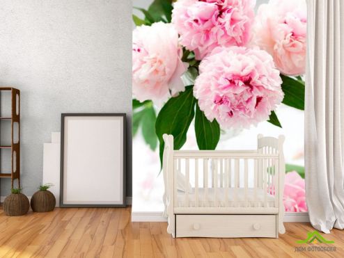 выбрать Фотообои Бледно-розовые пионы Фотообои Цветы на стену