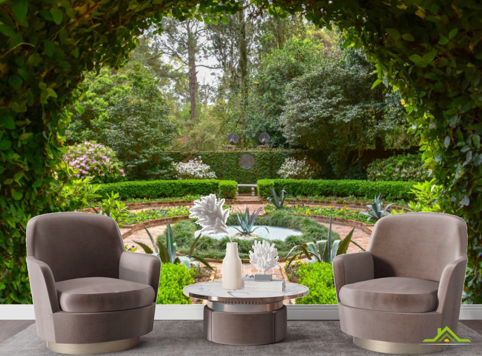 выбрать Фотошпалери Арка в саду Каталог фотошпалер на стіну