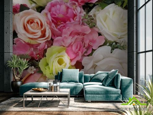 выбрать Фотошпалери квіти з тканини Фотошпалери Фотошпалери Квіти:  на стіну