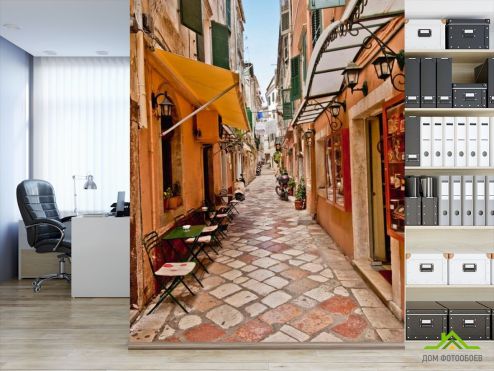 выбрать Фотообои Улица Фотообои Фотообои Старинные улицы: вертикальная ориентация на стену