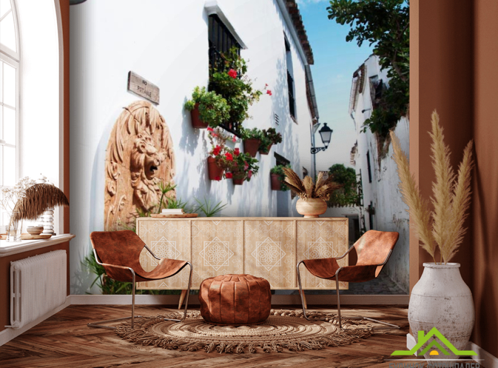 выбрать Фотошпалери Стара вуличка на Кіпрі Каталог фотошпалер на стіну