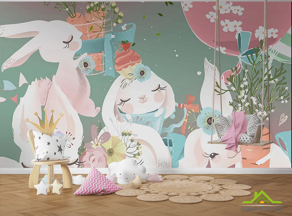 выбрать Фотошпалери Казкові зайчика Каталог фотошпалер на стіну