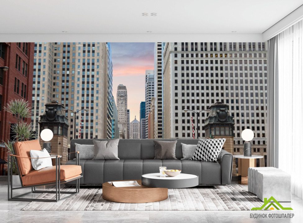 выбрать Фотообои метро Чикаго Каталог фотообоев на стену