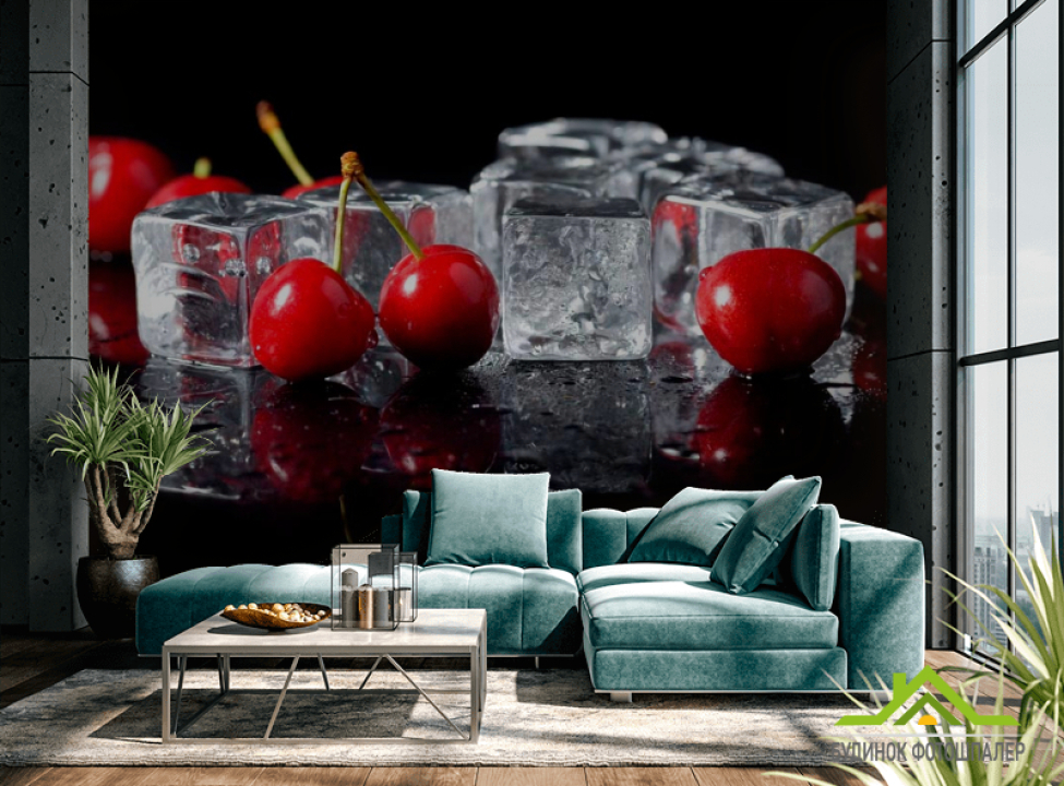 выбрать Фотошпалери Лід, черешня Каталог фотошпалер на стіну