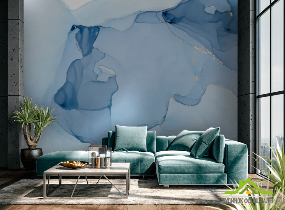 выбрать Фотошпалери Блакитний флюїд Каталог фотошпалер на стіну