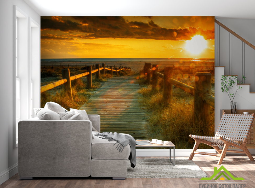 выбрать Фотошпалери Схід, пляж, міст Каталог фотошпалер на стіну