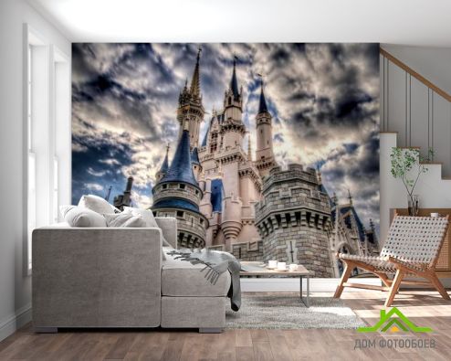 выбрать Фотообои Облачный замок Фотообои, цвет: «горизонталная, горизонтальная» на стену