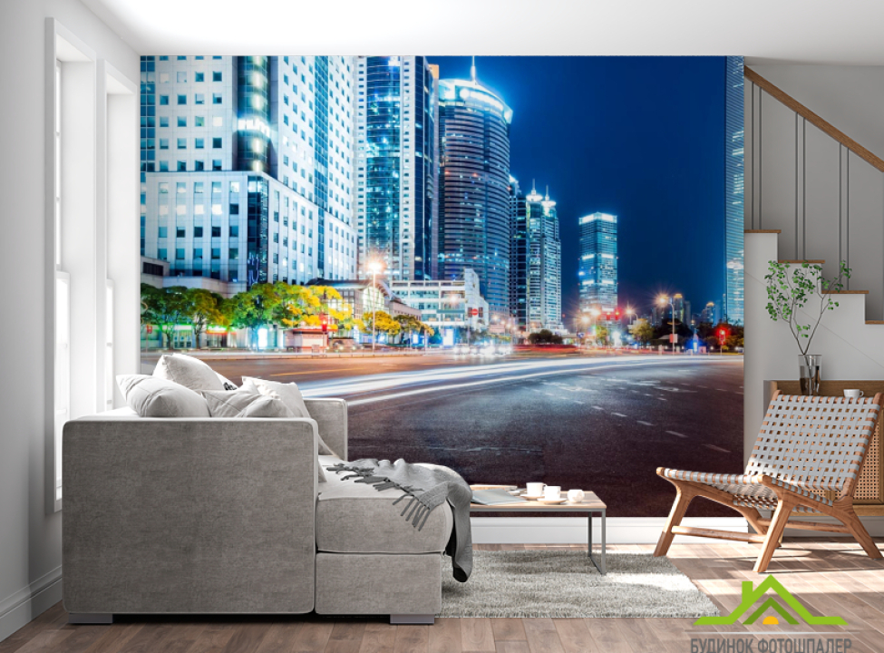 выбрать Фотообои дорога в большом городе Каталог фотообоев на стену