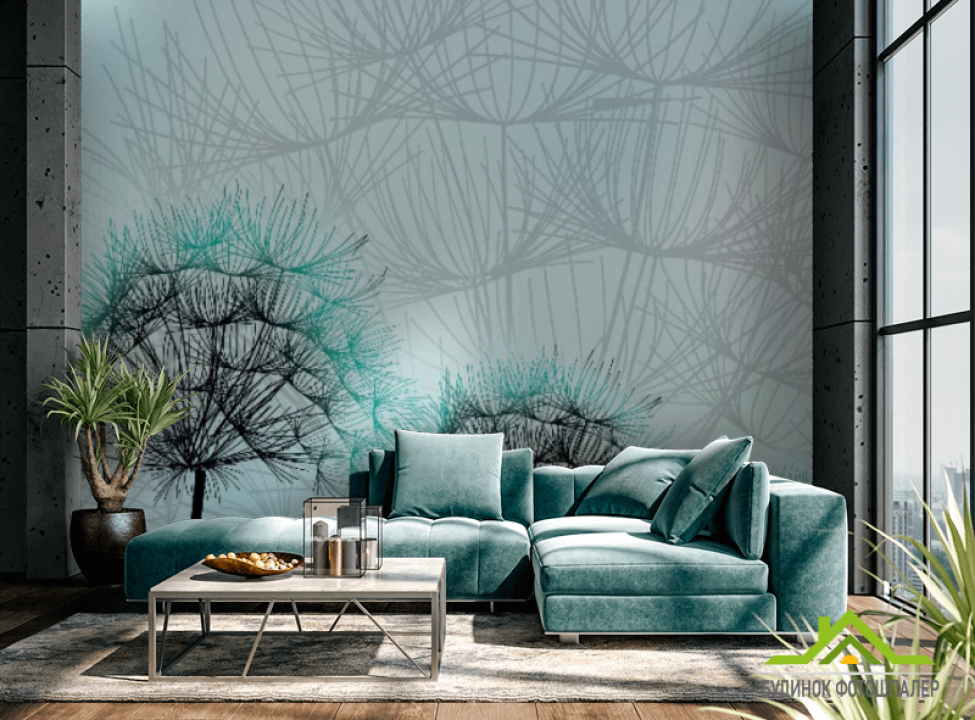 выбрать Фотошпалери Векторний кульбаба Каталог фотошпалер на стіну