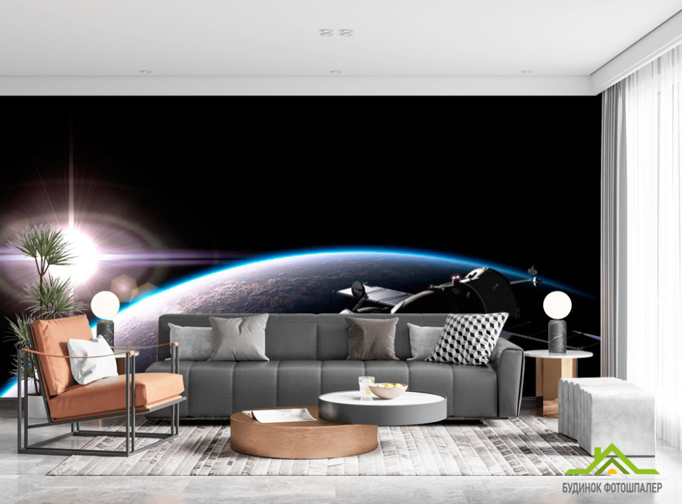 выбрать Фотошпалери Супутник і планети Каталог фотошпалер на стіну
