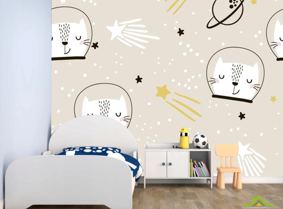 выбрать Фотошпалери Космічні коти Каталог фотошпалер на стіну