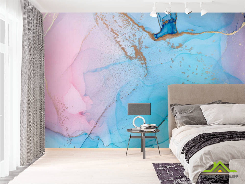 Фотообои Яркий fluid art