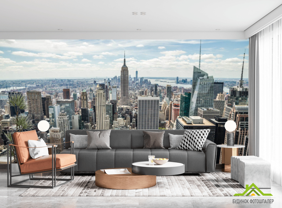 выбрать Фотообои Вид на Манхеттен Каталог фотообоев на стену