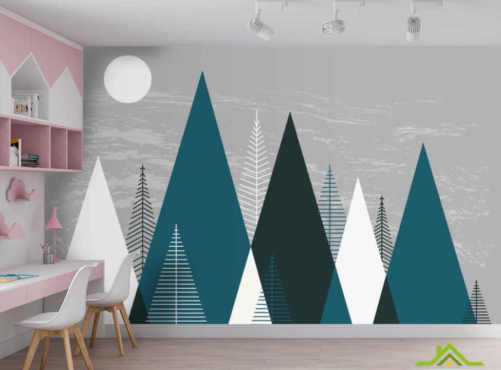 выбрать Фотообои Векторные горы Фотообои Little kids на стену