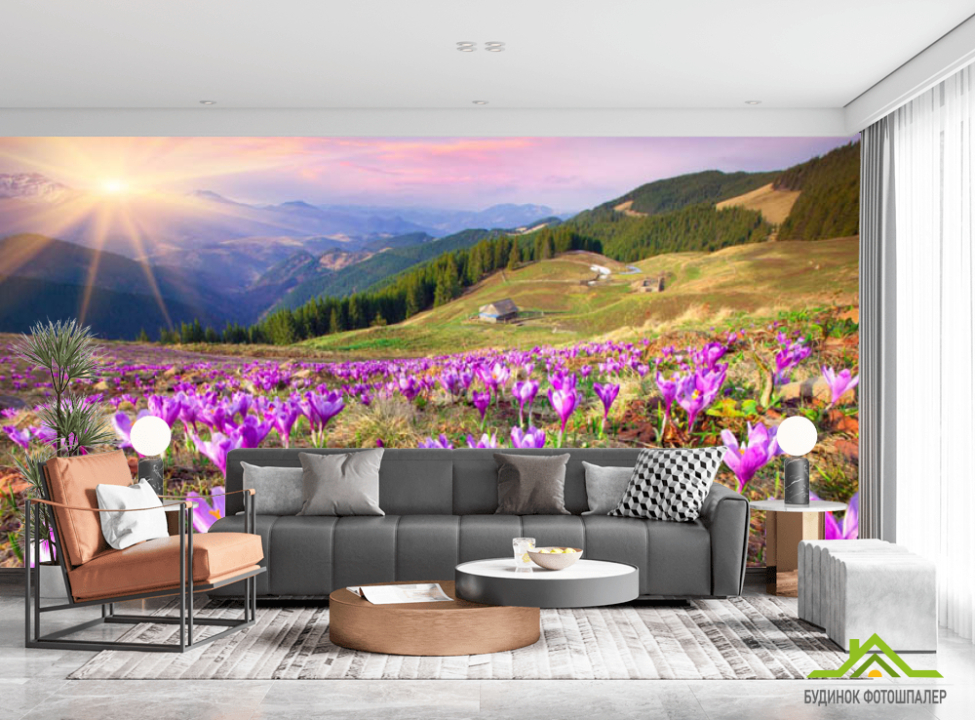 выбрать Фотошпалери весна, гори Каталог фотошпалер на стіну