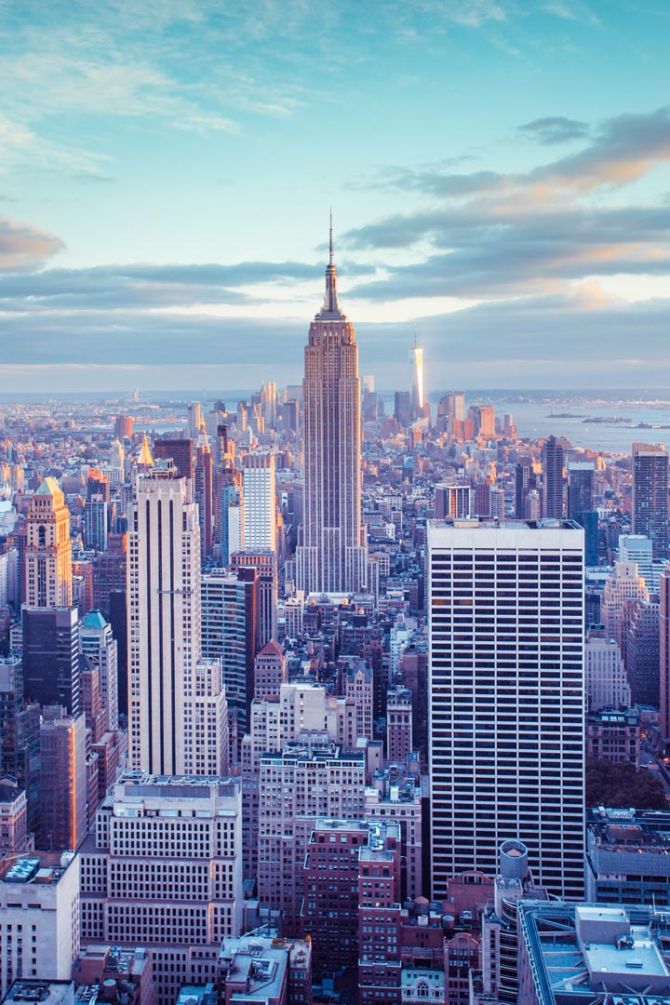 Фотообои высотки Нью Йорка
