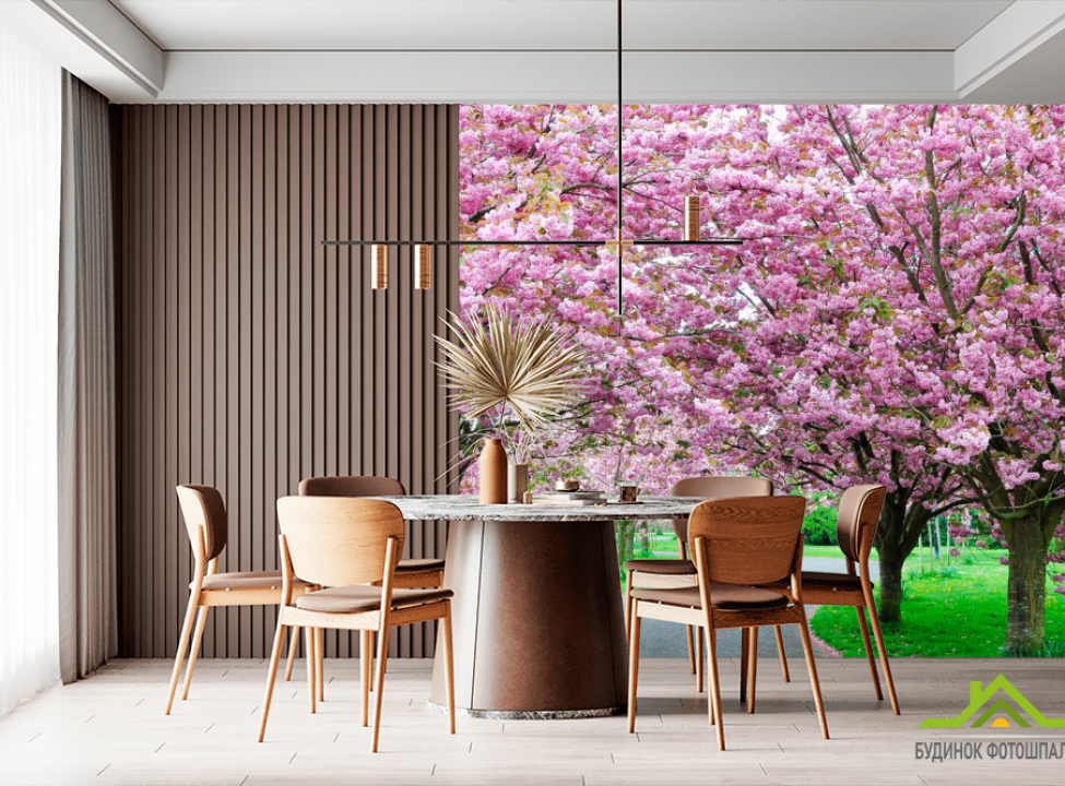 выбрать Фотообои Цветущие вишни Каталог фотообоев на стену