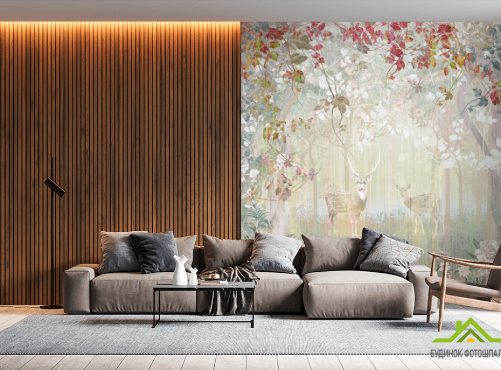 выбрать Фотошпалери Дизайнерський ліс Каталог фотошпалер на стіну