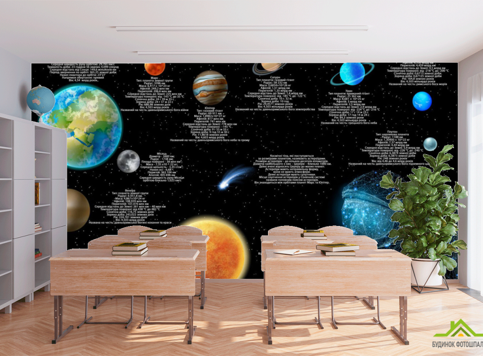 выбрать Фотообои астрономия Фотообои для школы на стену