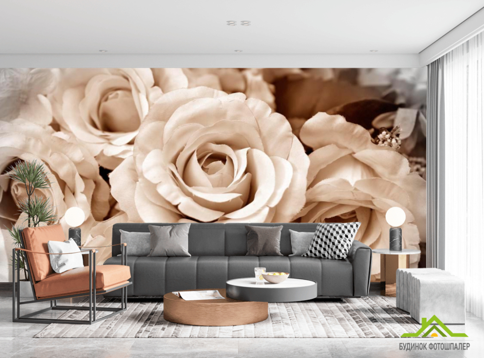 выбрать Фотообои 3D розы Каталог фотообоев на стену