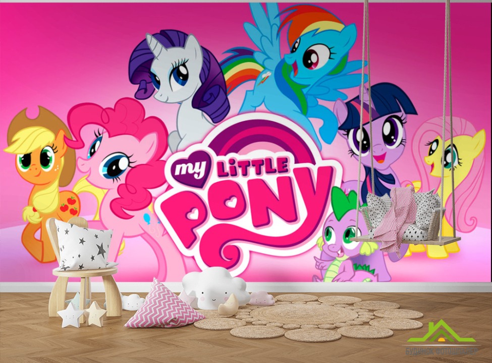 выбрать Фотообои Детские литл пони Каталог фотообоев на стену