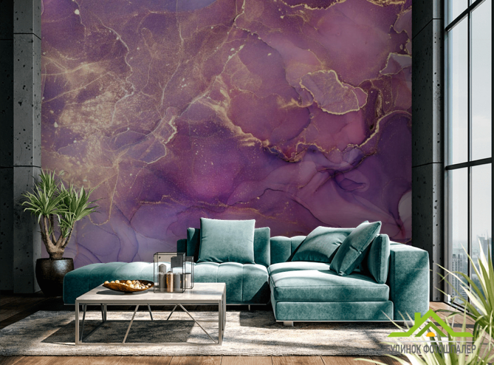 выбрать Фотообои Фиолетовый Fluid art Фотообои Fluid art на стену