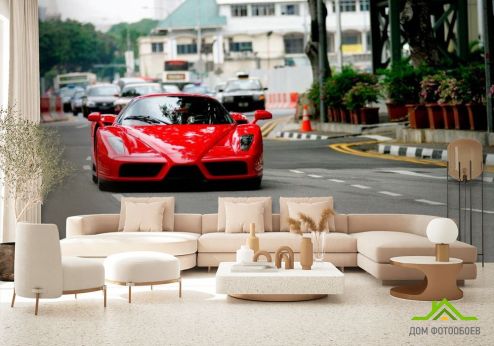 выбрать Фотообои Ferrari Enzo Фотообои Фотообои Автомобили: горизонталная, горизонтальная ориентация на стену