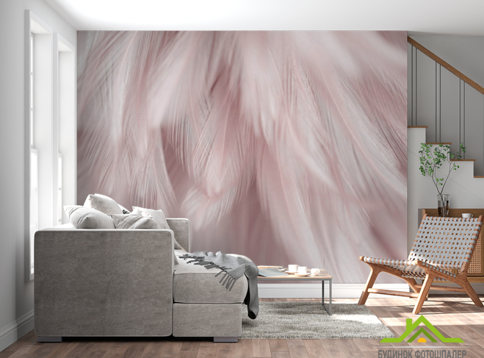 выбрать Фотошпалери Пір'я рожеві Каталог фотошпалер на стіну