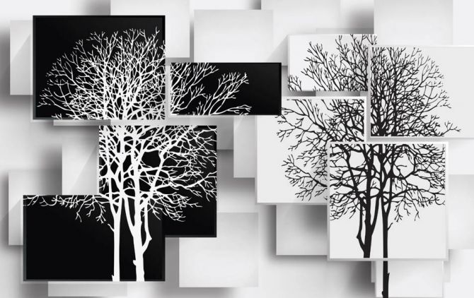 Фотошпалери 3Д дерева