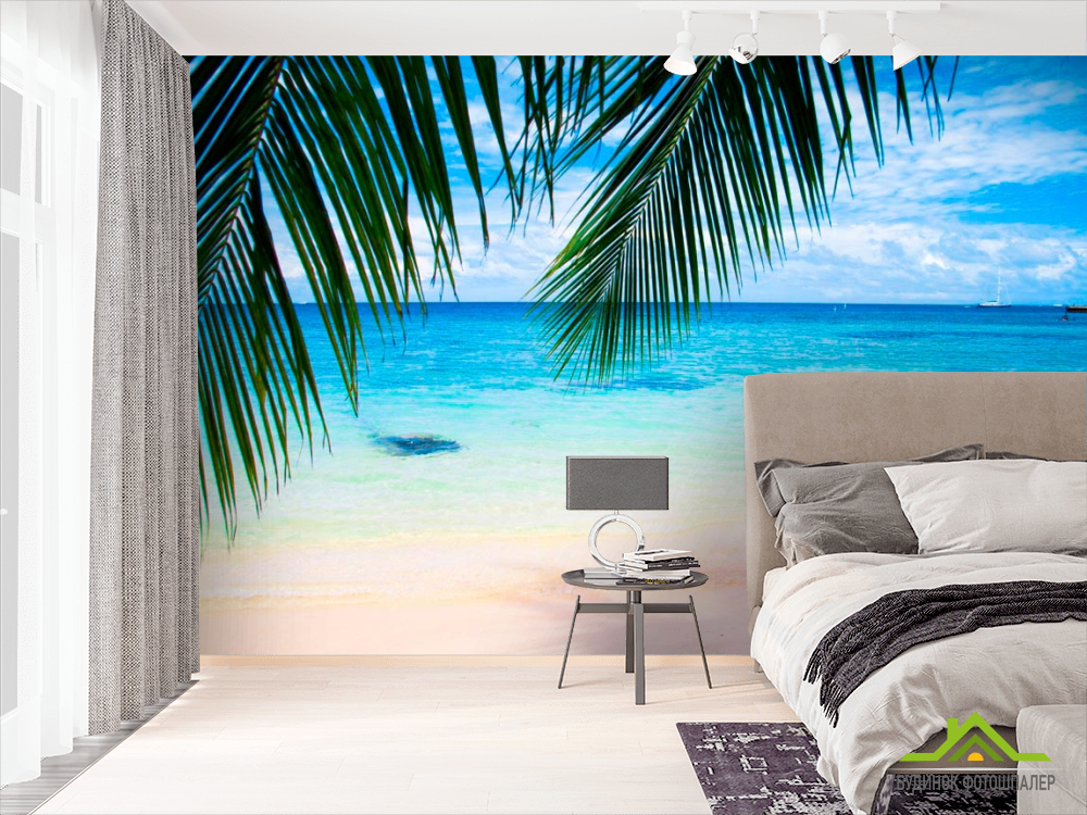 Фотообои Листья пальм