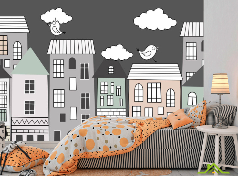выбрать Фотообои Домики для детской Каталог фотообоев на стену