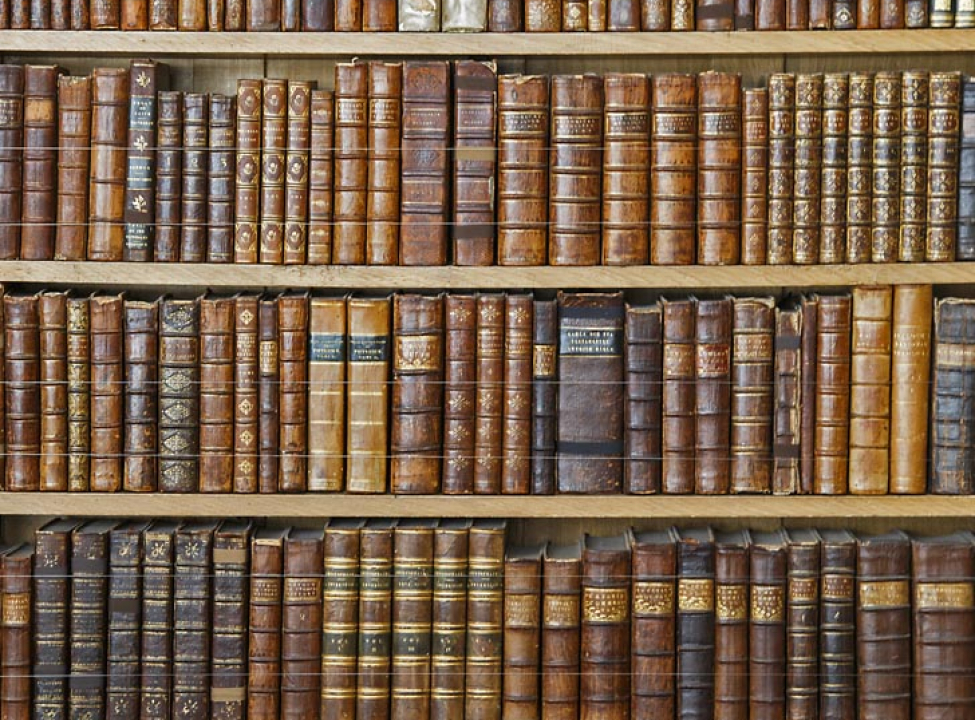 выбрать Фотошпалери шафа зі старими книгами Каталог фотошпалер на стіну