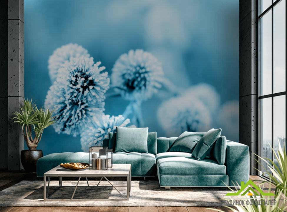 выбрать Фотошпалери Квіти в інеї Каталог фотошпалер на стіну