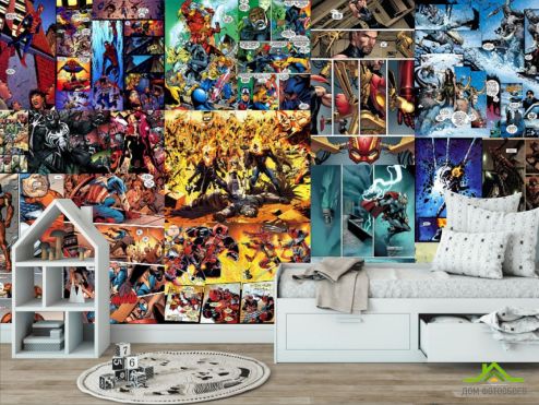 выбрать Фотообои супергерои  на стену