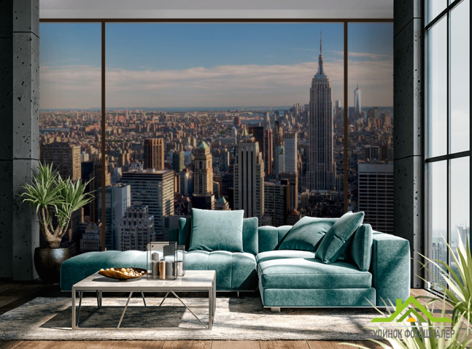 выбрать Фотошпалери Вид з вікна, місто Каталог фотошпалер на стіну