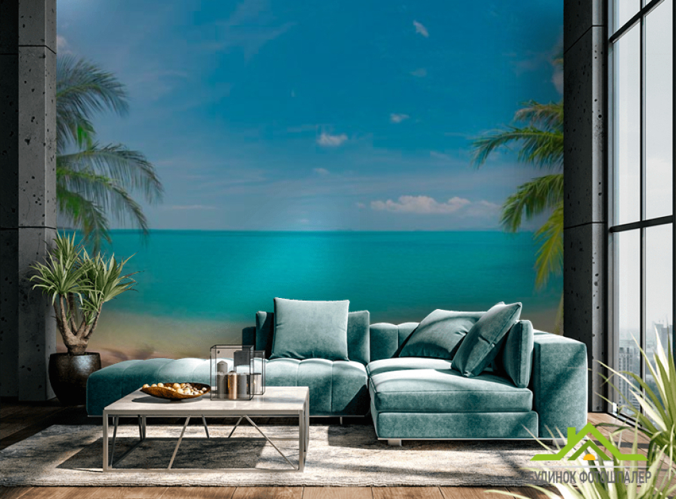 выбрать Фотошпалери Блакитний океан Каталог фотошпалер на стіну
