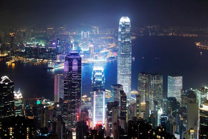 Фотообои Вид сверху, Гонконг