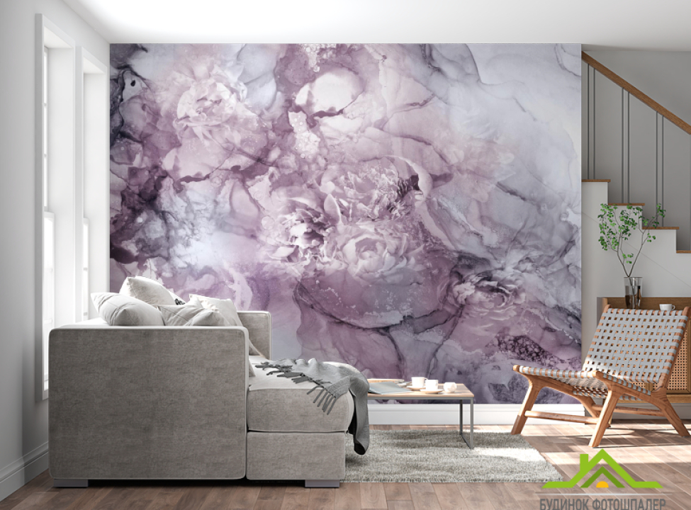 выбрать Фотошпалери Фіолетовий Fluid art Каталог фотошпалер на стіну