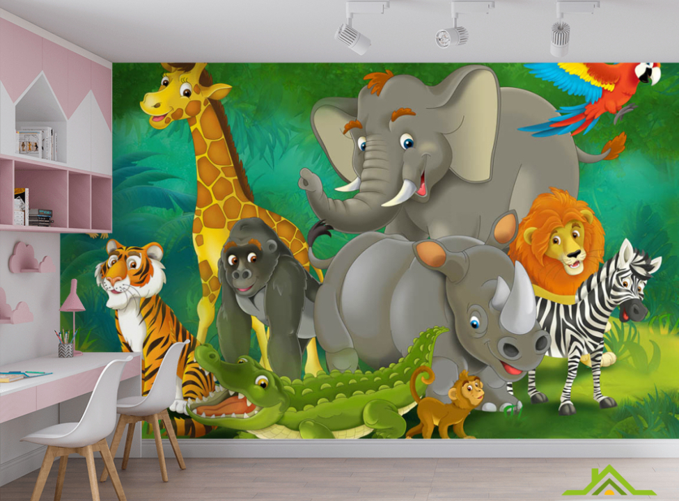 выбрать Фотошпалери Тварини в джунглях Каталог фотошпалер на стіну